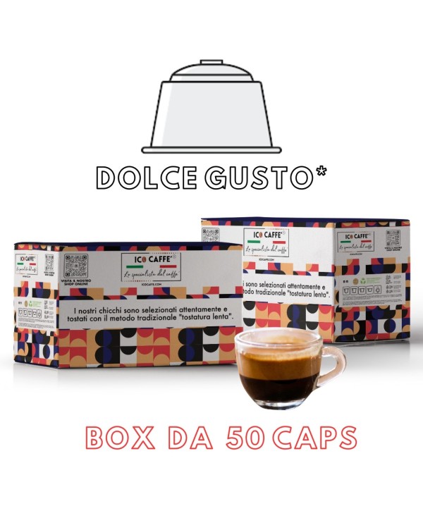 Capsule compatibili dolce gusto - forte e cremoso - 50 capsule