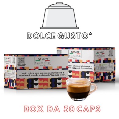Capsule compatibili dolce gusto - forte e cremoso - 50 capsule