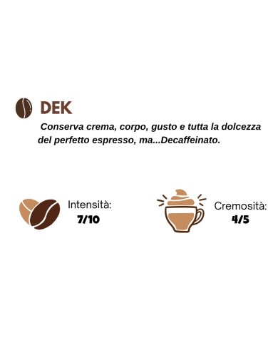 Cialde ese 44 - decaffeinato - 75 pezzi